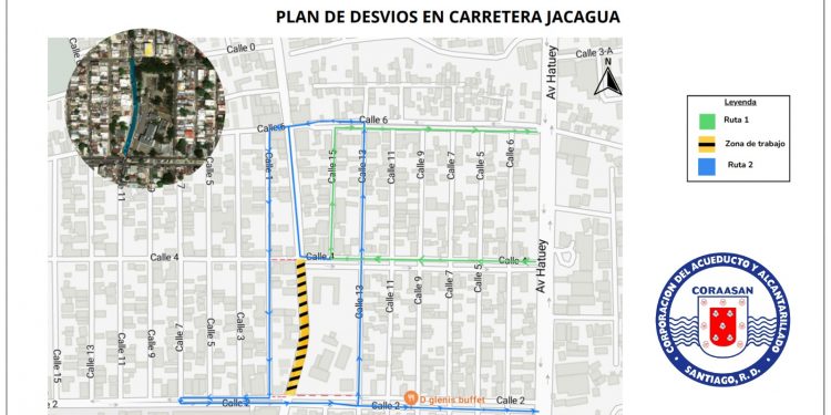 Coraasan inicia construcción de colector de aguas residuales en la carretera Jacagua