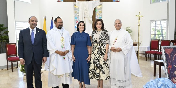 Banreservas concluye remodelación de la Parroquia Nuestra Señora del Sagrado Corazón en Los Prados