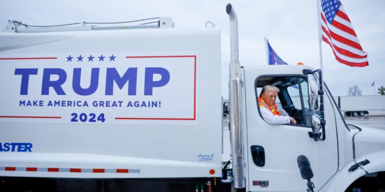 El camión de basura de Trump, un ícono de campaña, desfilará en la inauguración