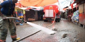 Santiago se moviliza para transformar el Hospedaje Yaque con operativo de limpieza y reordenamiento