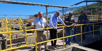 Director de Coraasan supervisa obras clave para el suministro de agua en Santiago