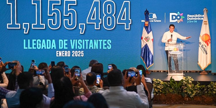 Turismo dominicano marca un inicio de año récord con más de un millón de visitantes en enero