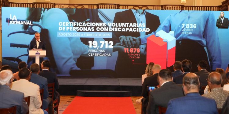 Presidente Abinader resalta logros en inclusión de personas con discapacidad y reafirma compromiso del Gobierno con sus derechos