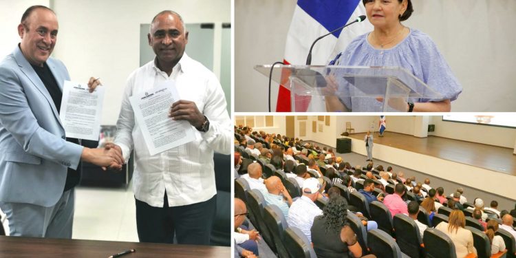Senador Julio Fulcar firma acuerdo para el desarrollo de Peravia con apoyo de Strategius