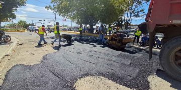 Coraasan implementa programa integral de bacheo en Santiago