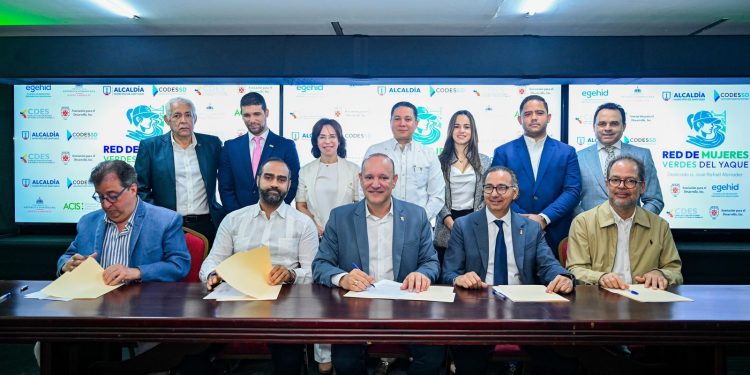 Alcaldía de Santiago, CODESSD, ACIS, APEDI y CDES ponen en marcha plan de rescate del río Yaque del Norte con enfoque en economía circular y liderazgo femenino