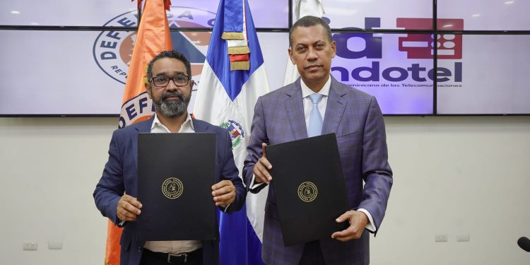 INDOTEL y Defensa Civil sellan alianza estratégica para fortalecer la gestión de riesgos