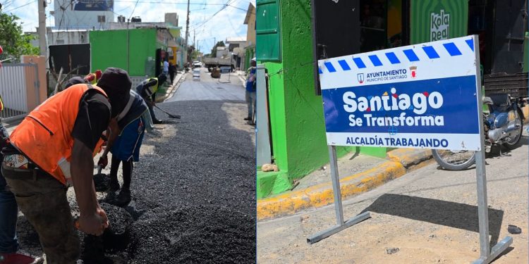 Santiagueros aplauden plan de asfaltado de la Alcaldía: “Llevan soluciones donde otros no llegaron”