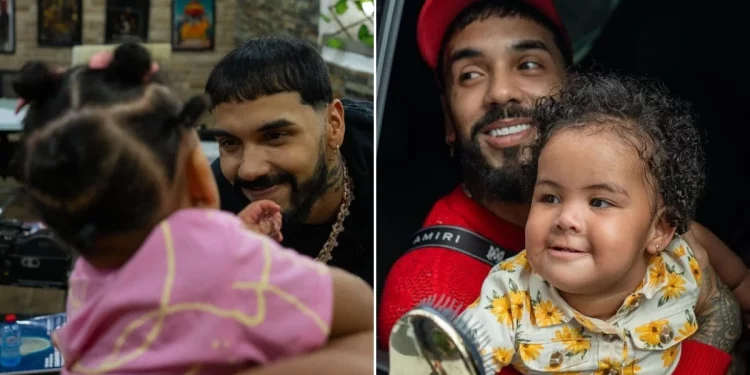 Anuel AA conmueve a sus seguidores al compartir un tierno momento con su hija Cattleya tras concierto en RD