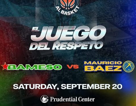 Llaman asistir juego básquet entre Bameso y Mauricio Báez RD en Prudential Center-NJ