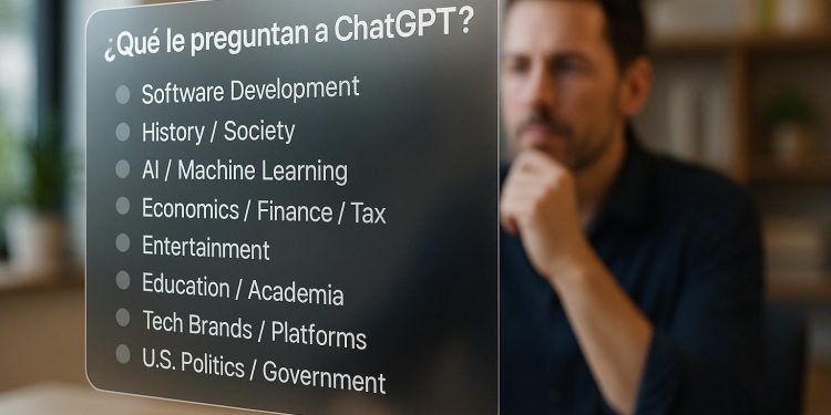 ¿Qué le preguntan a ChatGPT?