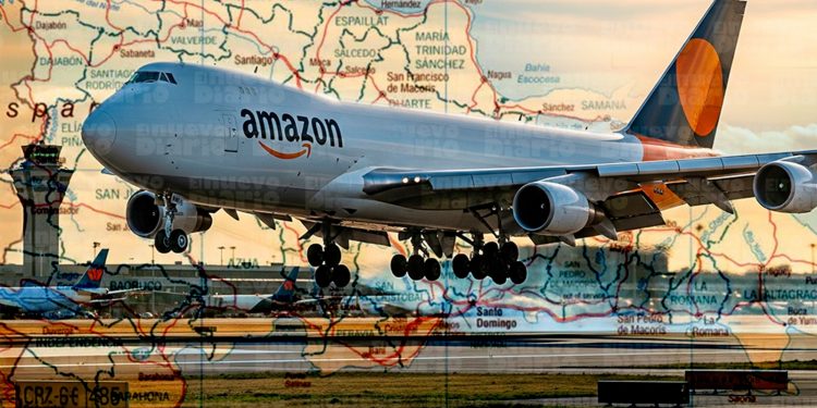 Amazon inicia operaciones diarias de carga aérea en Santo Domingo