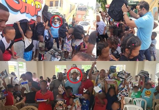En NY agradecen «Fundación Pague a un Tercero» entrega útiles escolares a niños en Santo Domingo Oeste
