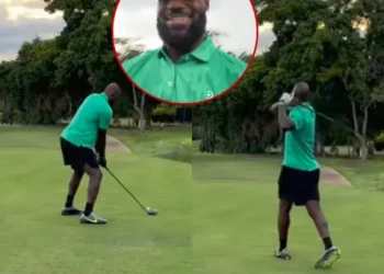 LeBron James cambia la cancha por el golf en RD