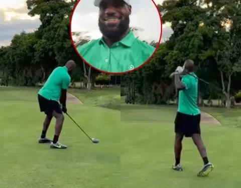 LeBron James cambia la cancha por el golf en RD
