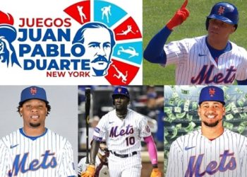 Peloteros dominicanos Grandes Ligas felicitan celebración en NYC «Juegos Juan Pablo Duarte»