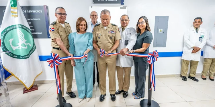 Fuerzas Armadas inauguran moderna unidad materna en su hospital central