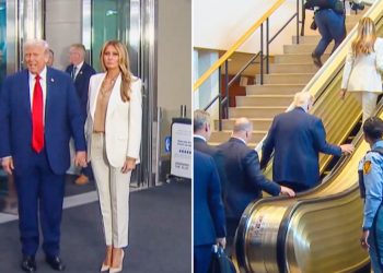 Trump protagoniza incidente en escaleras de la ONU y lanza discurso marcado por la ironía