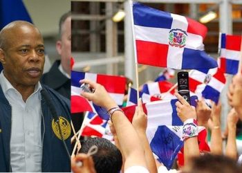 Dominicanos agradecen alcalde Adams envío mil policías para seguridad residentes El Bronx