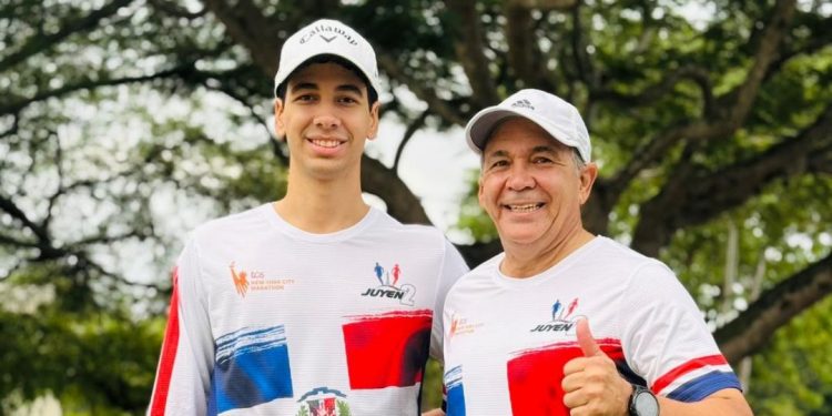Padre e hijo de Santiago representarán a RD en la Maratón de Nueva York