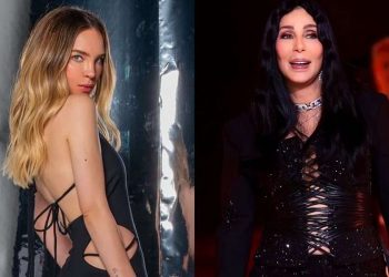 Belinda brilla en Hollywood y comparte momento viral con Cher en gala de Swarovski