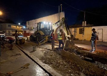Coraasan acelera construcción del colector de aguas residuales La Piña