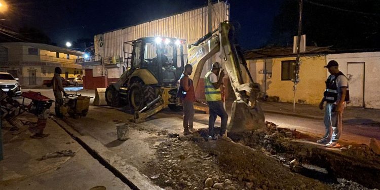 Coraasan acelera construcción del colector de aguas residuales La Piña