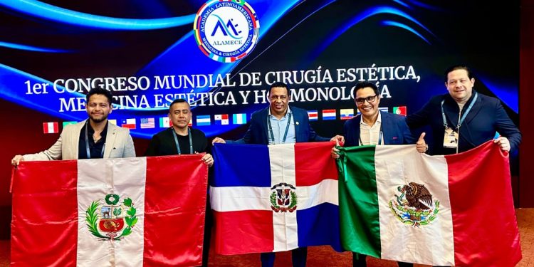 Médico dominicano Óscar Polanco recibe distinción internacional en congreso mundial de estética en Perú
