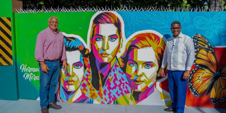 Propeep impulsa el arte comunitario en Villa Tapia con murales dedicados a las Hermanas Mirabal