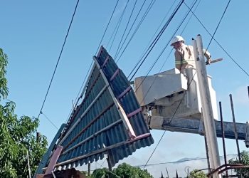 EDENORTE devuelve la energía en Mao en menos de cinco horas tras devastador tornado