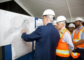 Abinader inspecciona avances del túnel de la Plaza de la Bandera y proyecta alivio al tránsito capitalino