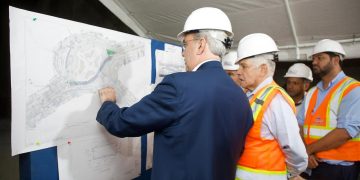 Abinader inspecciona avances del túnel de la Plaza de la Bandera y proyecta alivio al tránsito capitalino