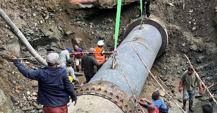 CORAASAN e INAPA entran en etapa final para normalizar suministro de agua en el Cibao Central