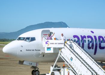 Arajet incorpora su aeronave número 13 y honra a Puerto Plata con el nombre “Isabel de Torres”