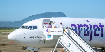 Arajet incorpora su aeronave número 13 y honra a Puerto Plata con el nombre “Isabel de Torres”