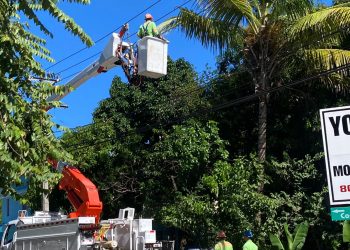 EDENORTE restablece por completo el servicio eléctrico tras lluvias en Puerto Plata