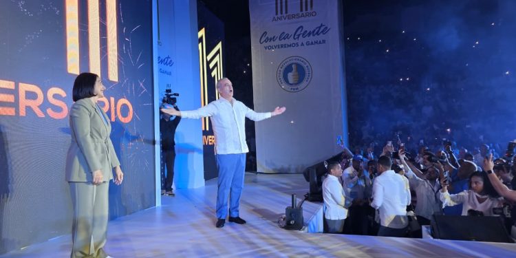 Abinader proclama al PRM como la fuerza política que transformó la República Dominicana