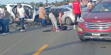 Trágico choque frontal deja tres fallecidos en la Circunvalación de Baní