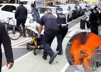 Delincuente con 88 arrestos prende fuego a hombre sin hogar en concurrida Penn Station, Manhattan; miles de dominicanos la usan