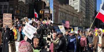 Dominicanos en NYC participan masivamente en protesta “Día Sin Reyes en EE. UU.”