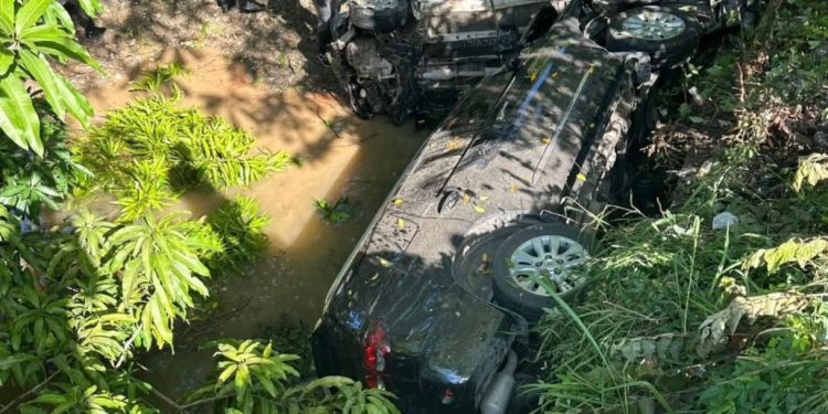 Accidente en carretera Maimón-Puerto Plata deja heridos a miembros de avanzada presidencial