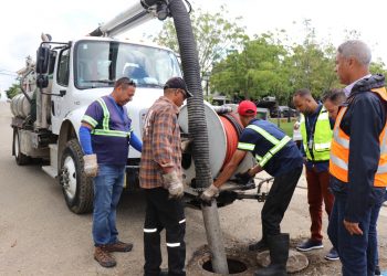 Coraasan refuerza limpieza del alcantarillado ante lluvias recientes