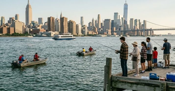 NYSOH autoriza consumo de pescado del río Hudson tras 50 años de prohibición; dominicanos lo pescan