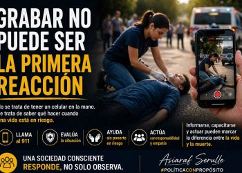 Grabar no puede ser la primera reacción