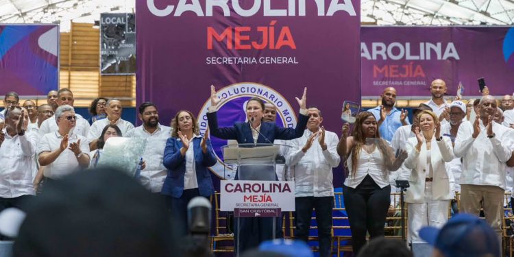 Carolina Mejía reafirma liderazgo en San Cristóbal y llama a fortalecer la unidad del PRM