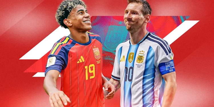 Yamal elogia el gran Mundial de Messi antes de la histórica final entre España y Argentina