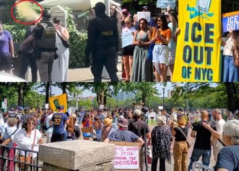 Protestan en el Alto Manhattan por operativos de ICE en comunidad inmigrante