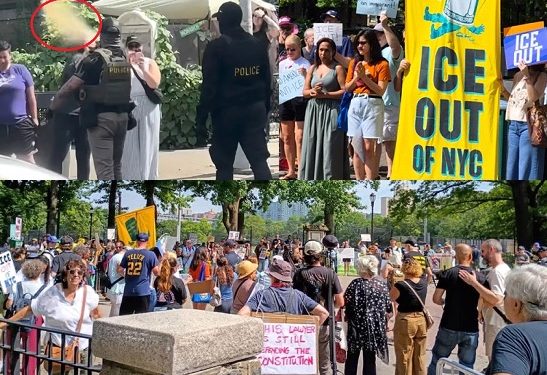 Protestan en el Alto Manhattan por operativos de ICE en comunidad inmigrante