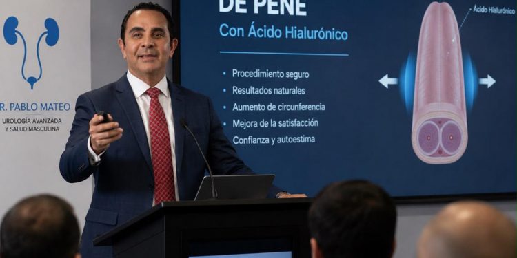 Dr. Pablo Mateo presenta innovador procedimiento de engrosamiento peneano con ácido hialurónico