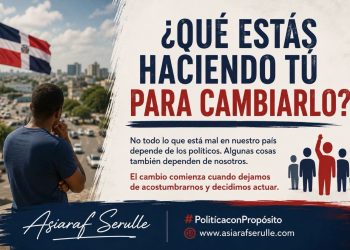 ¿Qué estás haciendo tú para cambiarlo?
